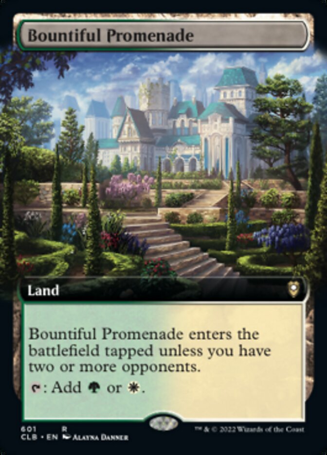 Bountiful Promenade (Extended Art) [Commander Legends: Battle for Baldur's Gate] | L.A. Mood Comics and Games