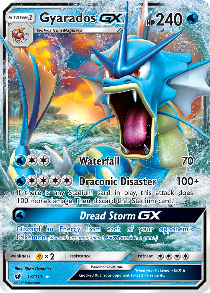 Gyarados GX (18/111) [Sun & Moon: Crimson Invasion] | L.A. Mood Comics and Games