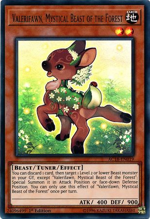 Valerifawn, Mystical Beast of the Forest [AC18-EN019] Ultra Rare | L.A. Mood Comics and Games