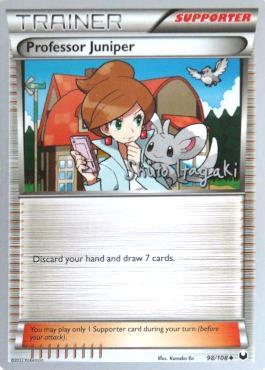 Professor Juniper (98/108) (Terraki-Mewtwo - Shuto Itagaki) [World Championships 2012] | L.A. Mood Comics and Games