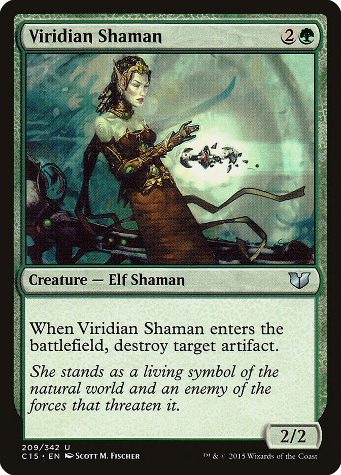 Viridian Shaman [Commander 2015] | L.A. Mood Comics and Games