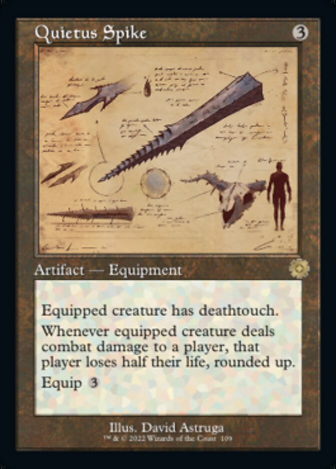 Quietus Spike (Retro Schematic) [The Brothers' War Retro Artifacts] | L.A. Mood Comics and Games