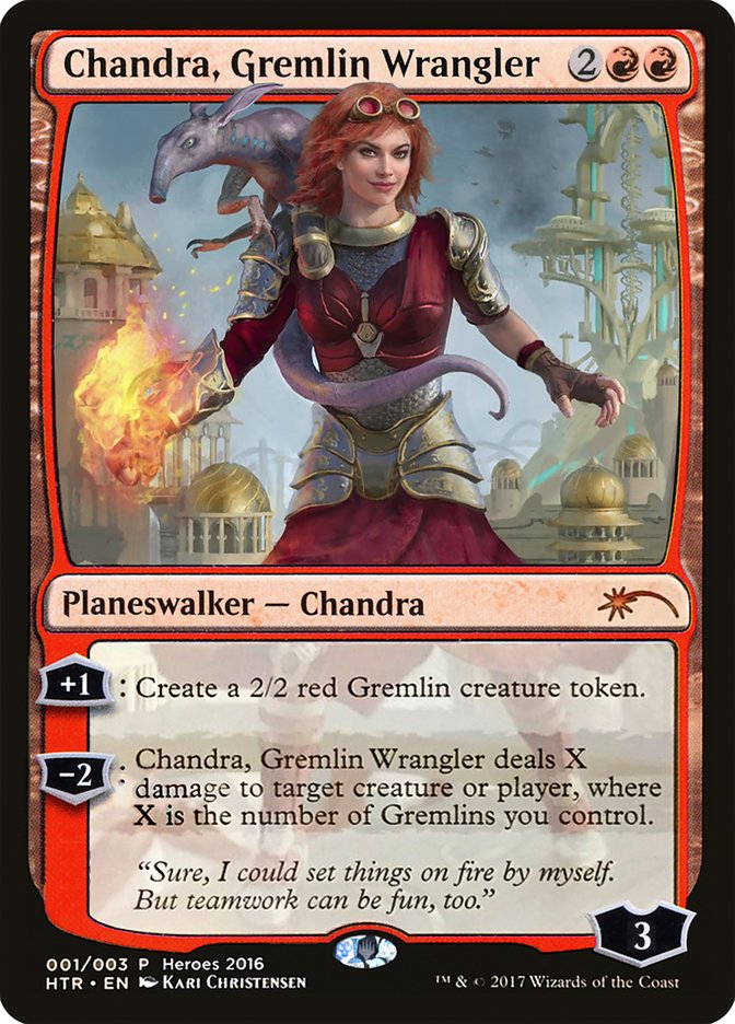 Chandra, Gremlin Wrangler [Heroes of the Realm] | L.A. Mood Comics and Games