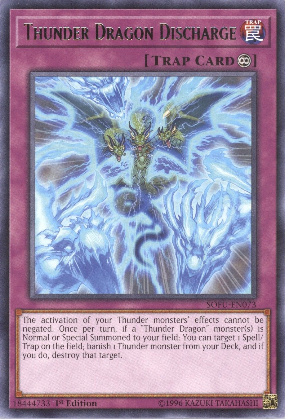 Thunder Dragon Discharge [SOFU-EN073] Rare | L.A. Mood Comics and Games