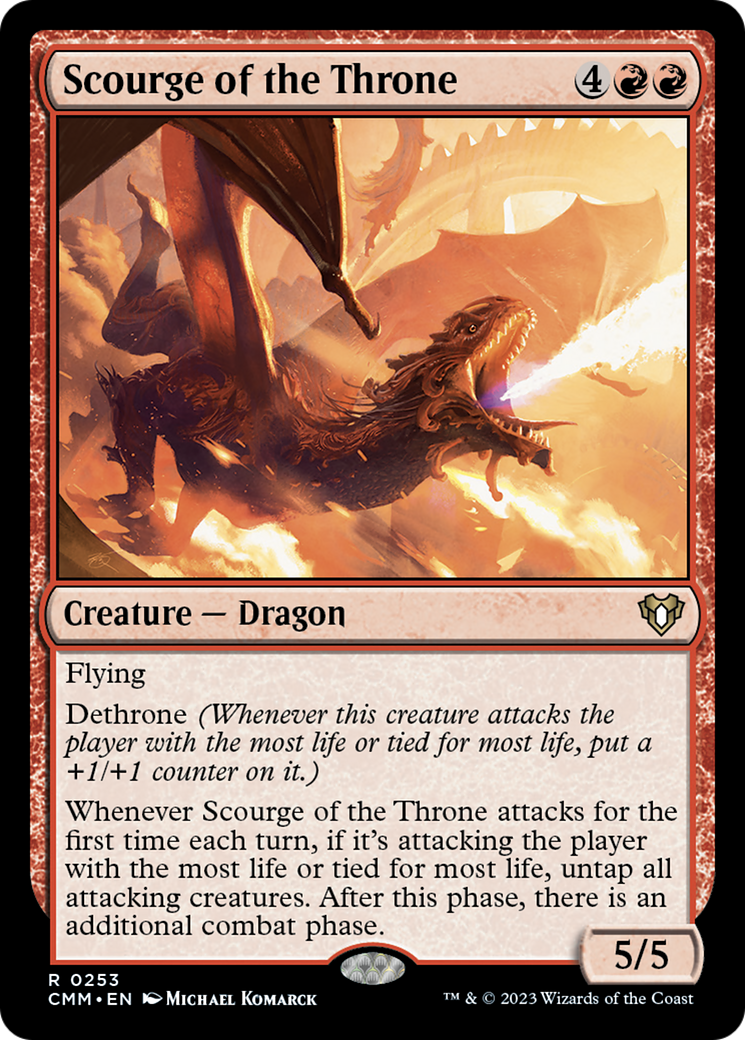 Scourge of the Throne [Commander Masters] | L.A. Mood Comics and Games