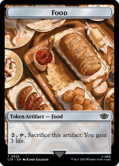 Human Soldier (0014) // Food (0022) Double-Sided Token (Surge Foil) [The Lord of the Rings: Tales of Middle-Earth Tokens] | L.A. Mood Comics and Games