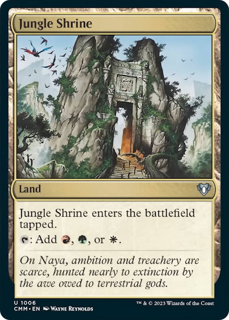 Jungle Shrine [Commander Masters] | L.A. Mood Comics and Games
