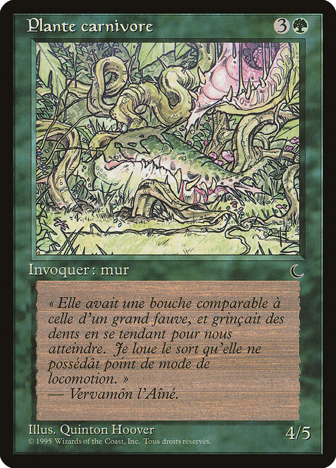 Carnivorous Plant (French) - "Plante carnivore" [Renaissance] | L.A. Mood Comics and Games