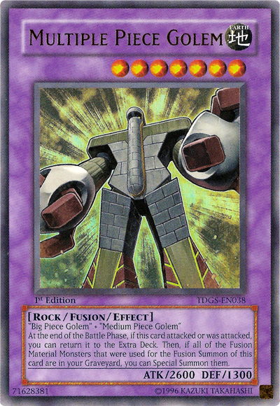 Multiple Piece Golem [TDGS-EN038] Ultra Rare | L.A. Mood Comics and Games