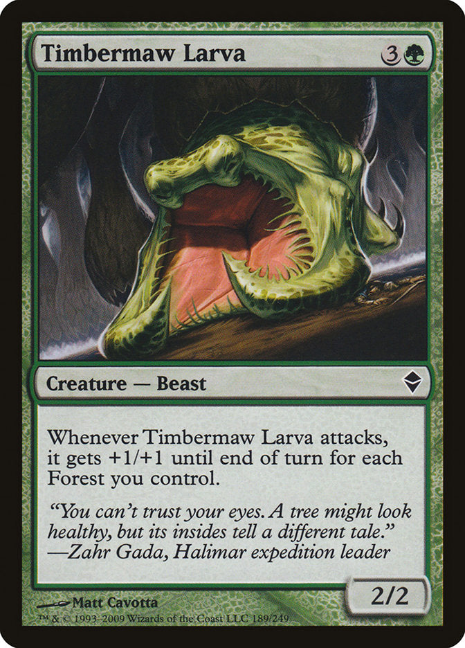 Timbermaw Larva [Zendikar] | L.A. Mood Comics and Games