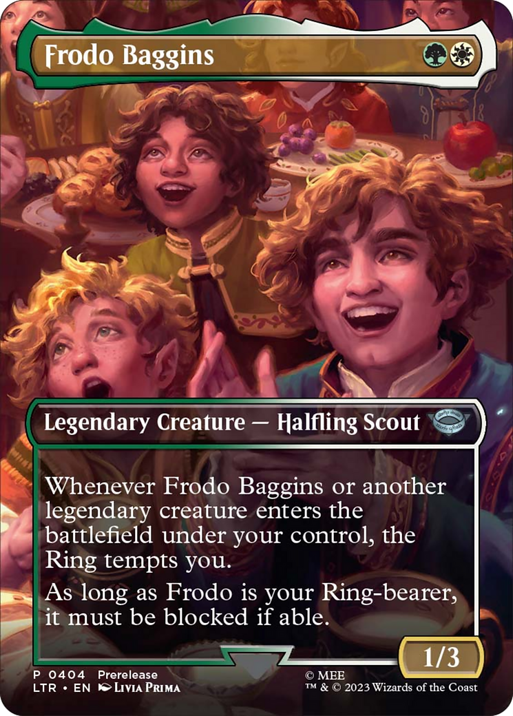 Frodo Baggins (Borderless Alternate Art) [The Lord of the Rings: Tales of Middle-Earth] | L.A. Mood Comics and Games