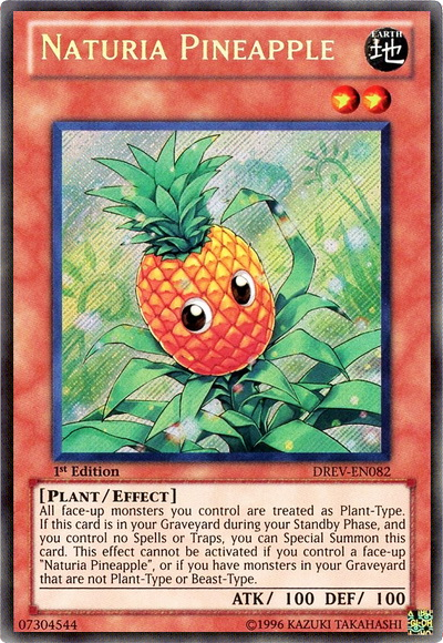 Naturia Pineapple [DREV-EN082] Secret Rare | L.A. Mood Comics and Games