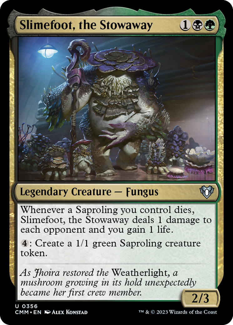 Slimefoot, the Stowaway [Commander Masters] | L.A. Mood Comics and Games