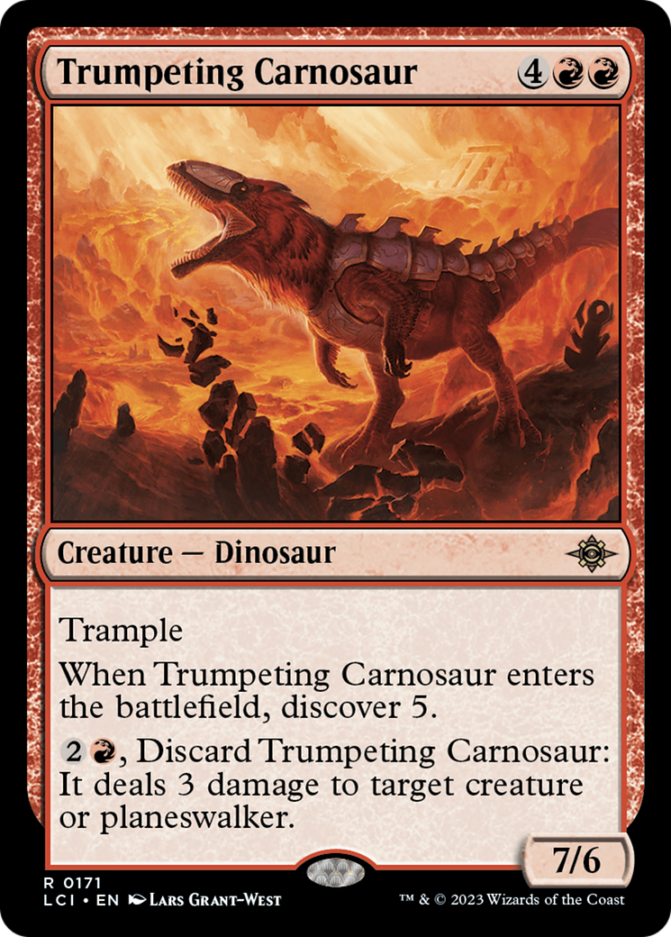 Trumpeting Carnosaur [The Lost Caverns of Ixalan] | L.A. Mood Comics and Games