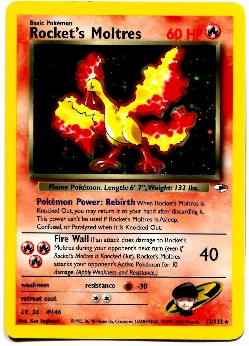 Rocket's Moltres (12/132) [Gym Heroes Unlimited] | L.A. Mood Comics and Games