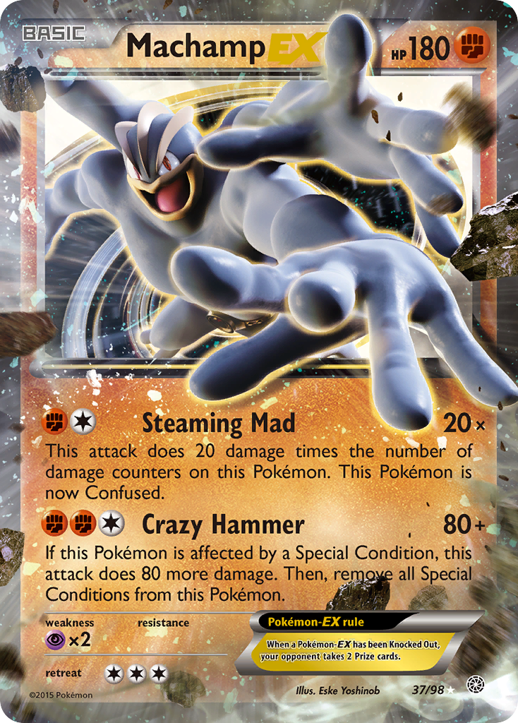 Machamp EX (37/98) [XY: Ancient Origins] | L.A. Mood Comics and Games