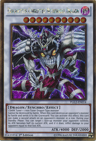 Dragocytos Corrupted Nethersoul Dragon [PGL2-EN014] Gold Secret Rare | L.A. Mood Comics and Games