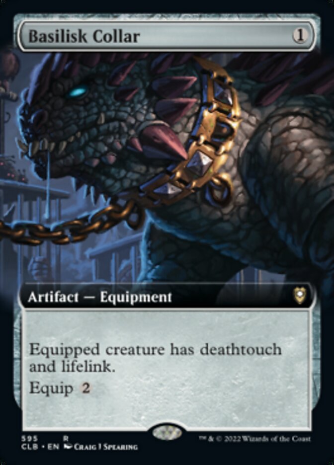 Basilisk Collar (Extended Art) [Commander Legends: Battle for Baldur's Gate] | L.A. Mood Comics and Games