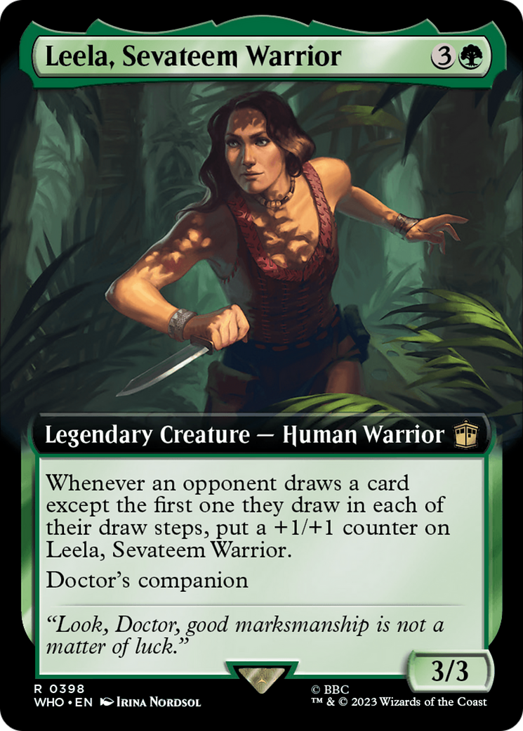 Leela, Sevateem Warrior (Extended Art) [Doctor Who] | L.A. Mood Comics and Games