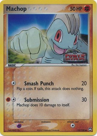 Machop (53/108) (Stamped) [EX: Power Keepers] | L.A. Mood Comics and Games