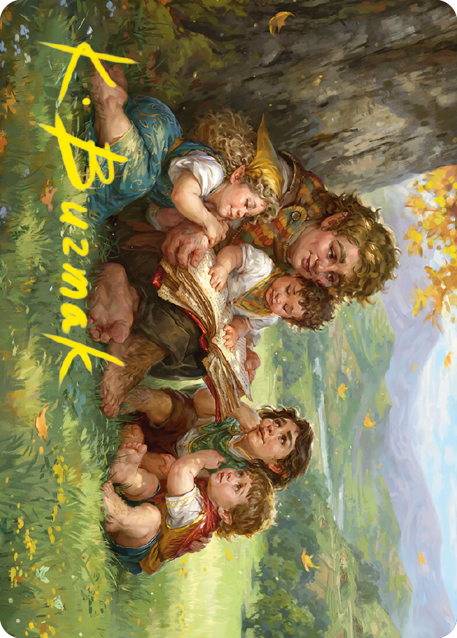 Samwise Gamgee Art Card (19/81) (Gold-Stamped Signature) [The Lord of the Rings: Tales of Middle-earth Art Series] | L.A. Mood Comics and Games