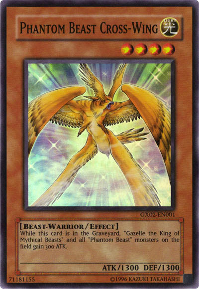 Phantom Beast Cross-Wing [GX02-EN001] Super Rare | L.A. Mood Comics and Games
