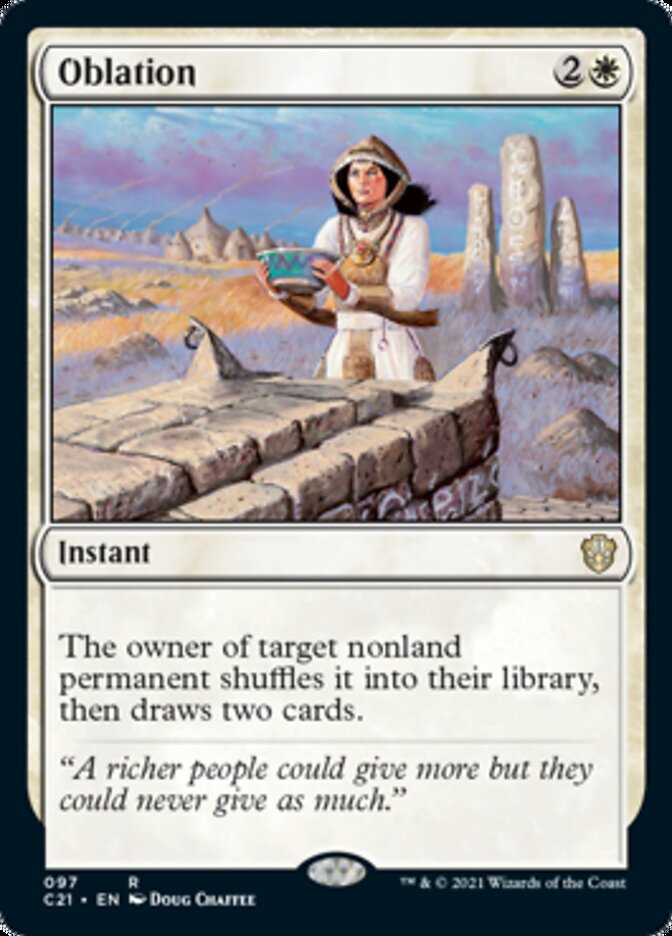 Oblation [Commander 2021] | L.A. Mood Comics and Games