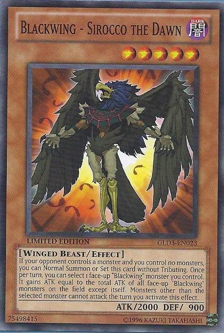 Blackwing - Sirocco the Dawn [GLD3-EN023] Common | L.A. Mood Comics and Games