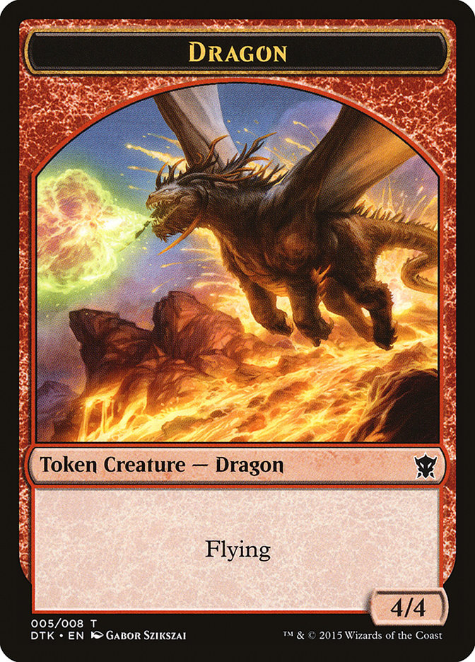 Dragon Token [Dragons of Tarkir Tokens] | L.A. Mood Comics and Games