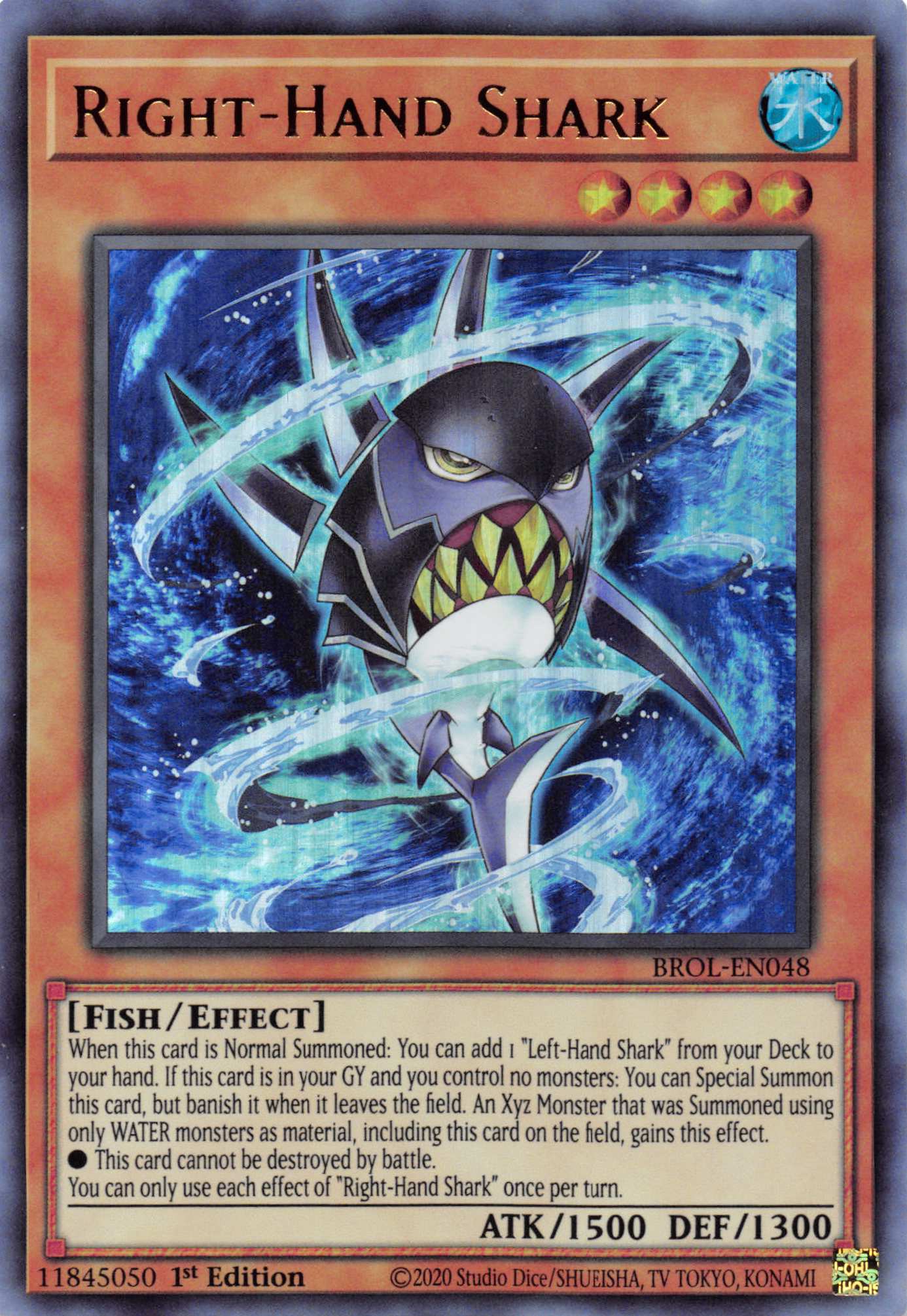 Right-Hand Shark [BROL-EN048] Ultra Rare | L.A. Mood Comics and Games