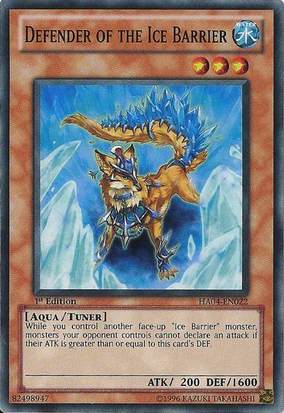 Defender of the Ice Barrier [HA04-EN022] Super Rare | L.A. Mood Comics and Games