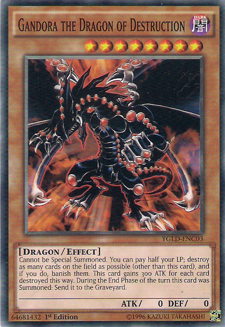 Gandora the Dragon of Destruction [YGLD-ENC03] Common | L.A. Mood Comics and Games