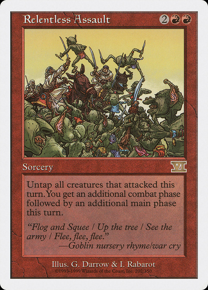 Relentless Assault [Classic Sixth Edition] | L.A. Mood Comics and Games