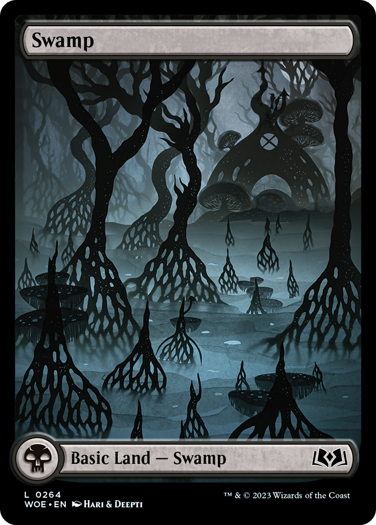 Swamp (264) (Full-Art) [Wilds of Eldraine] | L.A. Mood Comics and Games