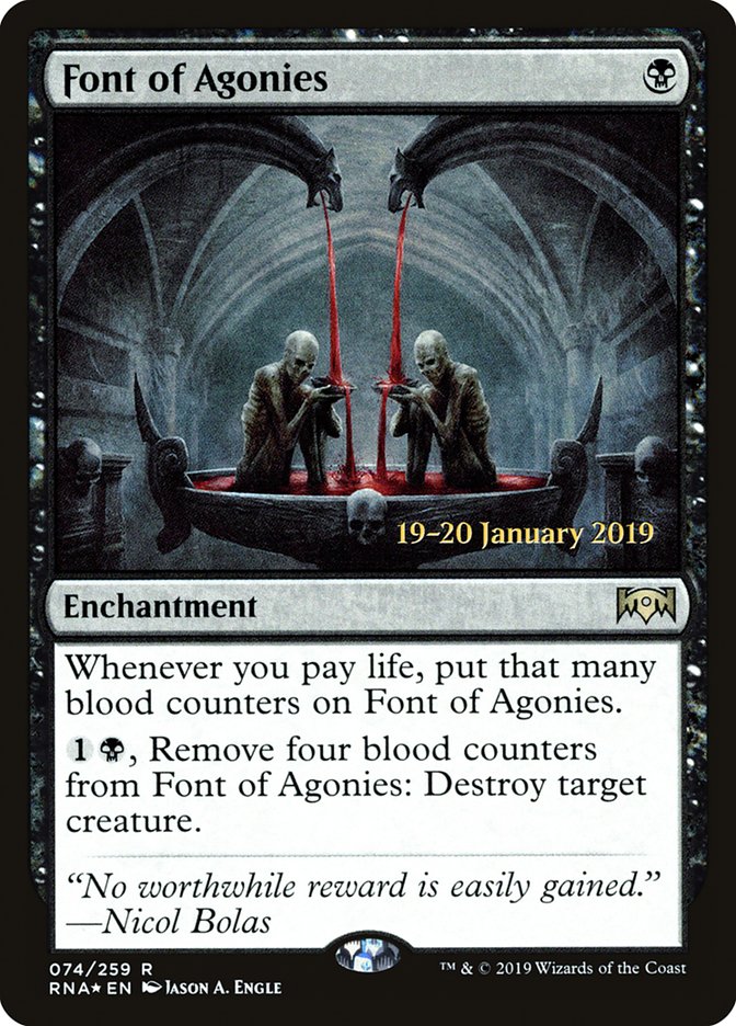 Font of Agonies [Ravnica Allegiance Prerelease Promos] | L.A. Mood Comics and Games