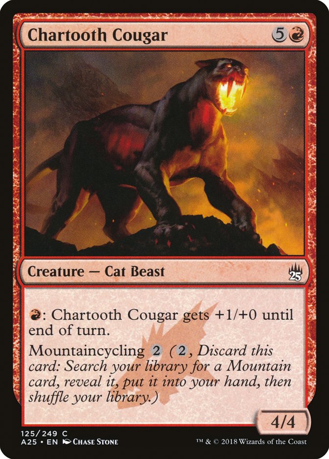 Chartooth Cougar [Masters 25] | L.A. Mood Comics and Games