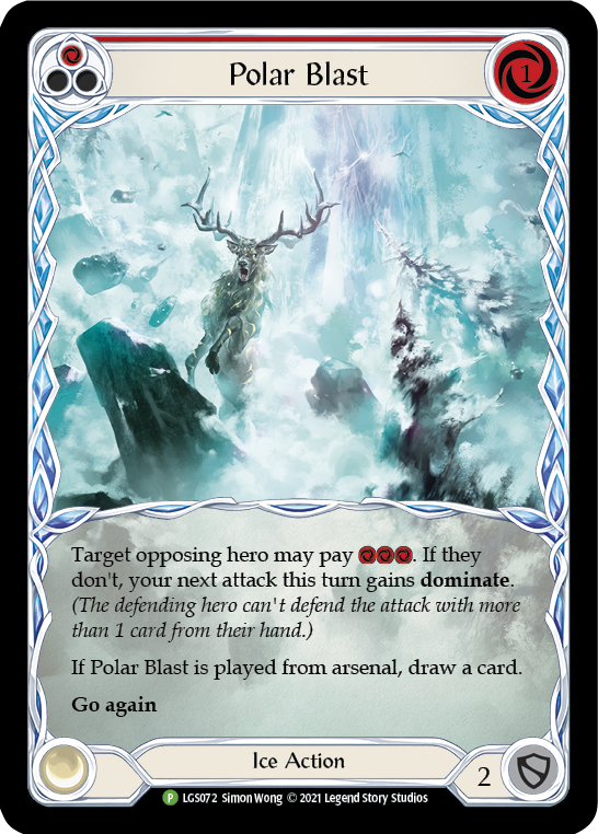 Polar Blast (Red) [LGS072] (Promo)  Rainbow Foil | L.A. Mood Comics and Games