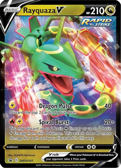 Rayquaza V (SWSH147) [Sword & Shield: Black Star Promos] | L.A. Mood Comics and Games