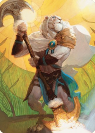 Ajani, Sleeper Agent Art Card [Dominaria United Art Series] | L.A. Mood Comics and Games