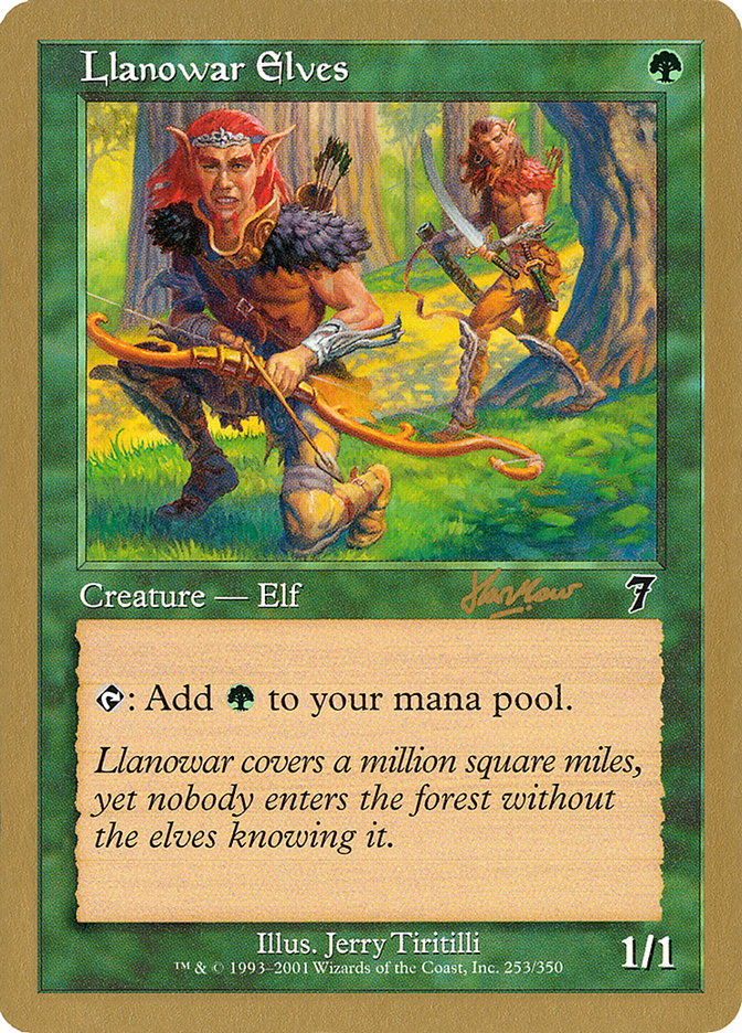 Llanowar Elves (Sim Han How) [World Championship Decks 2002] | L.A. Mood Comics and Games