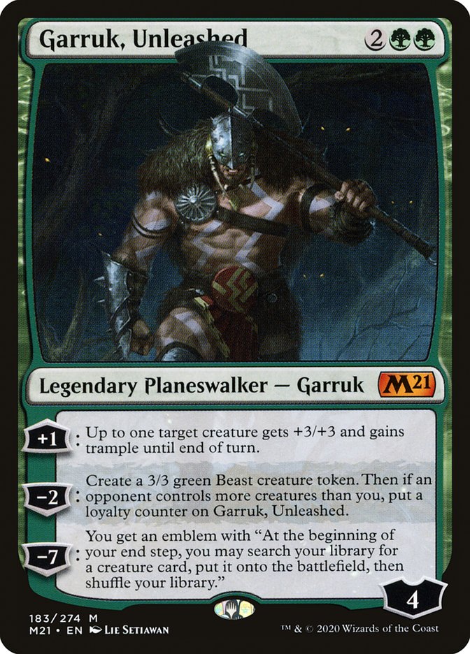 Garruk, Unleashed [Core Set 2021] | L.A. Mood Comics and Games