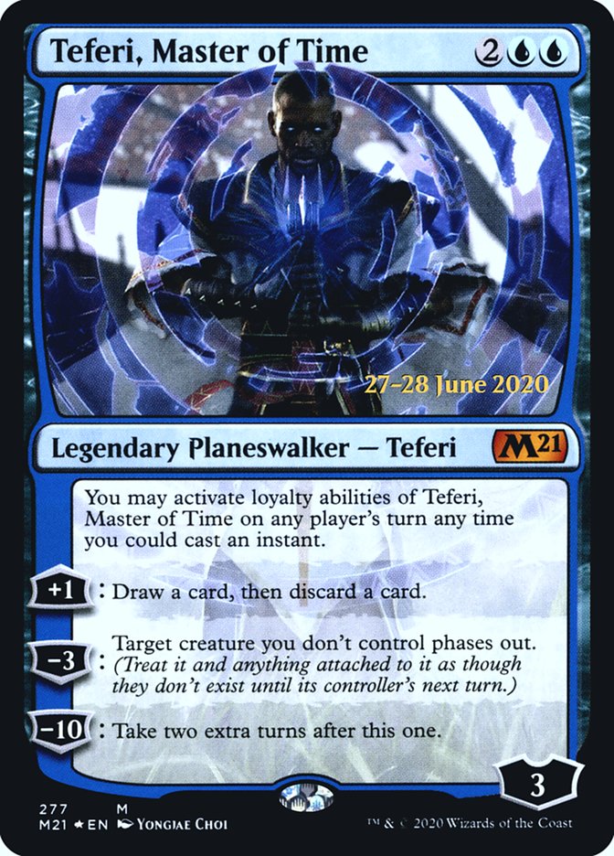 Teferi, Master of Time (277) [Core Set 2021 Prerelease Promos] | L.A. Mood Comics and Games