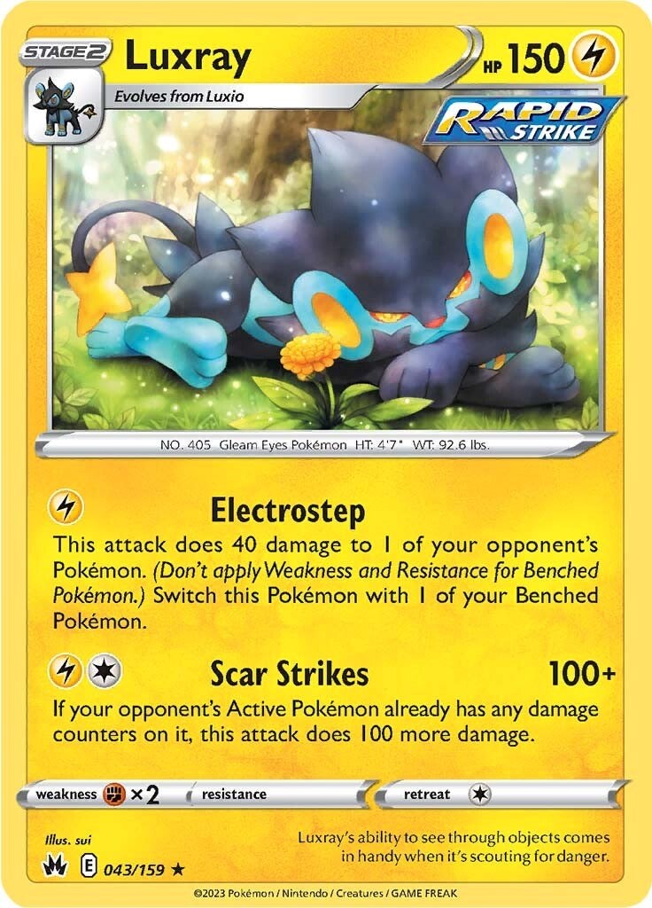 Luxray (043/159) (43) [Sword & Shield: Crown Zenith] | L.A. Mood Comics and Games
