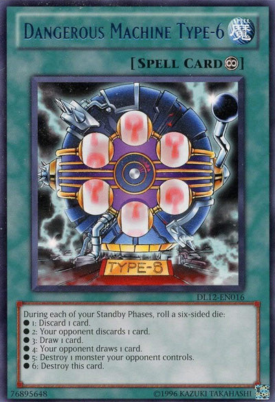 Dangerous Machine Type-6 (Blue) [DL12-EN016] Rare | L.A. Mood Comics and Games