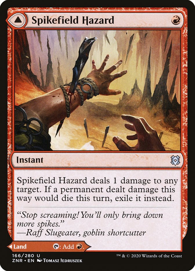 Spikefield Hazard // Spikefield Cave [Zendikar Rising] | L.A. Mood Comics and Games