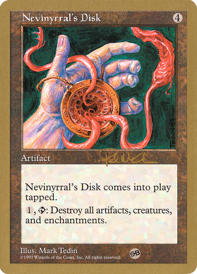 Nevinyrral's Disk (Paul McCabe) (SB) [World Championship Decks 1997] | L.A. Mood Comics and Games