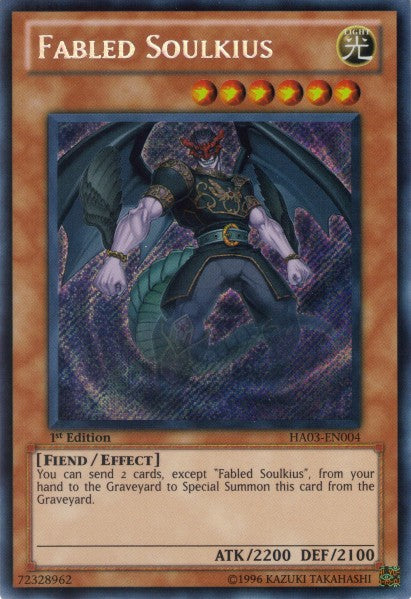 Fabled Soulkius [HA03-EN004] Secret Rare | L.A. Mood Comics and Games