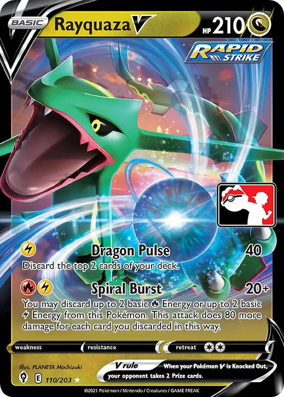 Rayquaza V (110/203) [Prize Pack Series One] | L.A. Mood Comics and Games