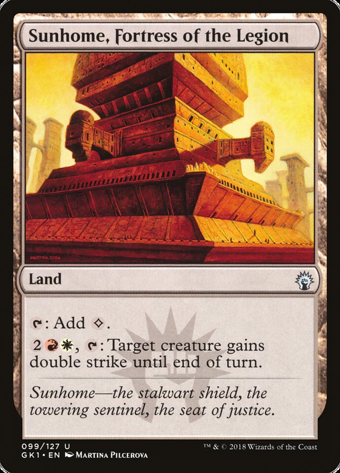 Sunhome, Fortress of the Legion [Guilds of Ravnica Guild Kit] | L.A. Mood Comics and Games