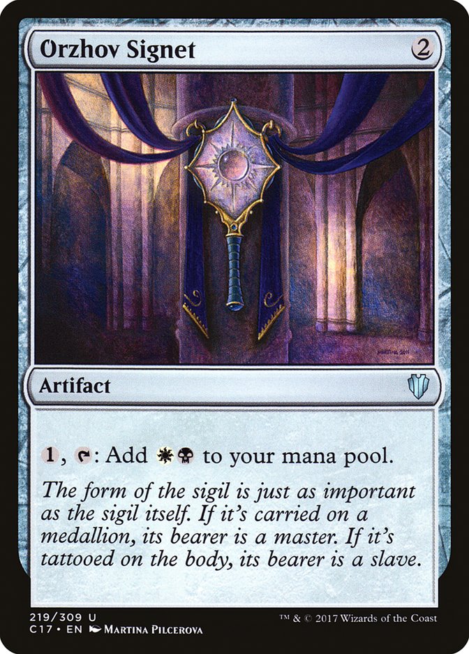 Orzhov Signet [Commander 2017] | L.A. Mood Comics and Games